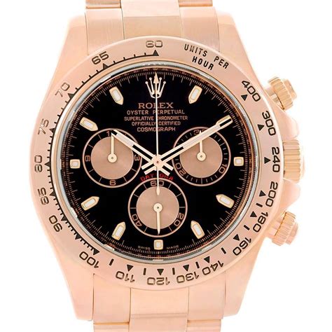 Rolex Cosmograph Daytona : 18K永恒玫瑰金.